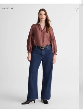 Madewell Low-Slung Baggy Jeans in McKinney Wash Size 32 short